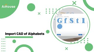 [Panel Point Editing] V5 plus - Import CAD of Alphabets