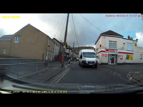 My right of way - typical Bron Afon driver - No f**ks given !!