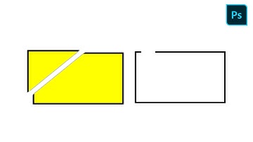 how to cut rectangle in photoshop | How to split a rectangle in Photoshop