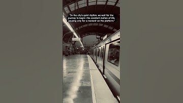 Delhi Metro Arrives: Moody Cinematic Video | Aesthetic City Commute | Subway Train Motion