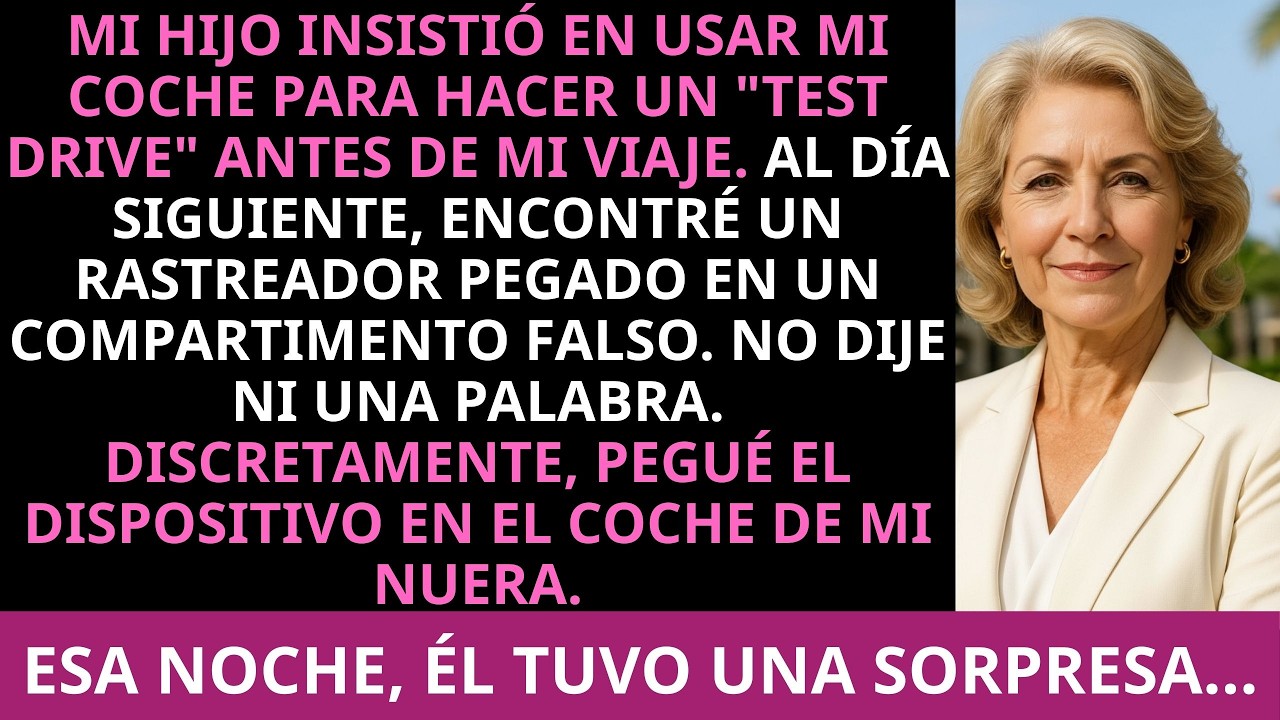 Mi hijo escondió un rastreador en mi coche. Yo lo pegué en el auto de mi nuera. Entonces él lo...