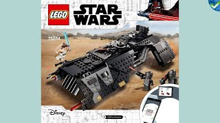 75284 Knights of Ren Transport Ship LEGO® Star Wars Manual at the Brickmanuals Instruction Archive