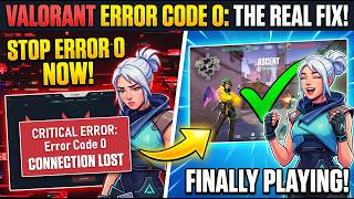 How to Fix Error Code 0 in Valorant