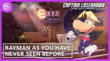 Captain Laserhawk: A Blood Dragon Remix | Rayman Late Show | Official Clip | Rayman Universe