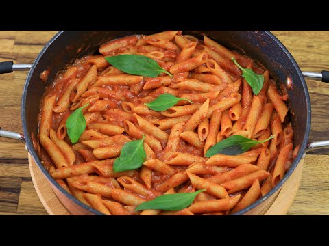 פסטה בסיר אחד עם רוטב עגבניות | מתכון קל ומהיר