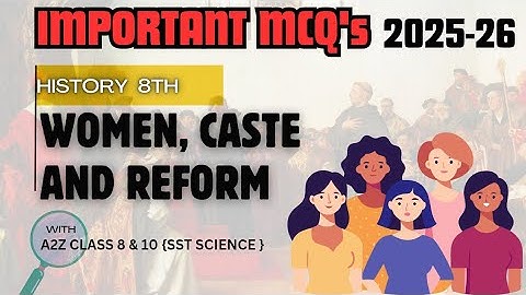 Class 8 History Chapter 8 | Most Important MCQs with Answers | RBSE & NCERT #class8history #rbse2025