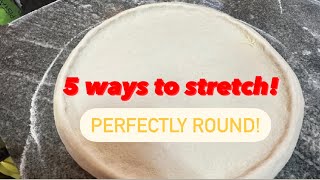 How to properly stretch NY style pizza dough!