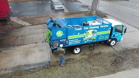 Trash Bin Cleaner Trucks For Sale & Available Now! www.trashbincleanersdirct.com 877-699-0755