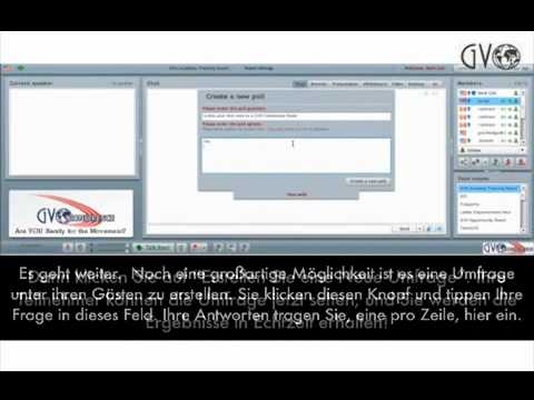 GVO Conference Webcast Meeting Software Training Video