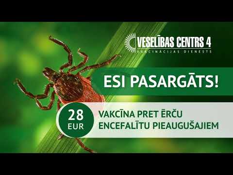 Vakcinācija pret ērču encefalītu pieaugušajiem