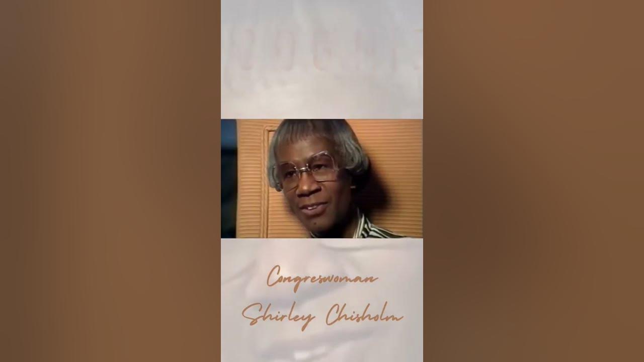 SHIRLEY CHISHOLM: "Catalysts for change are ALWAYS controversial." RECOGNIZE!