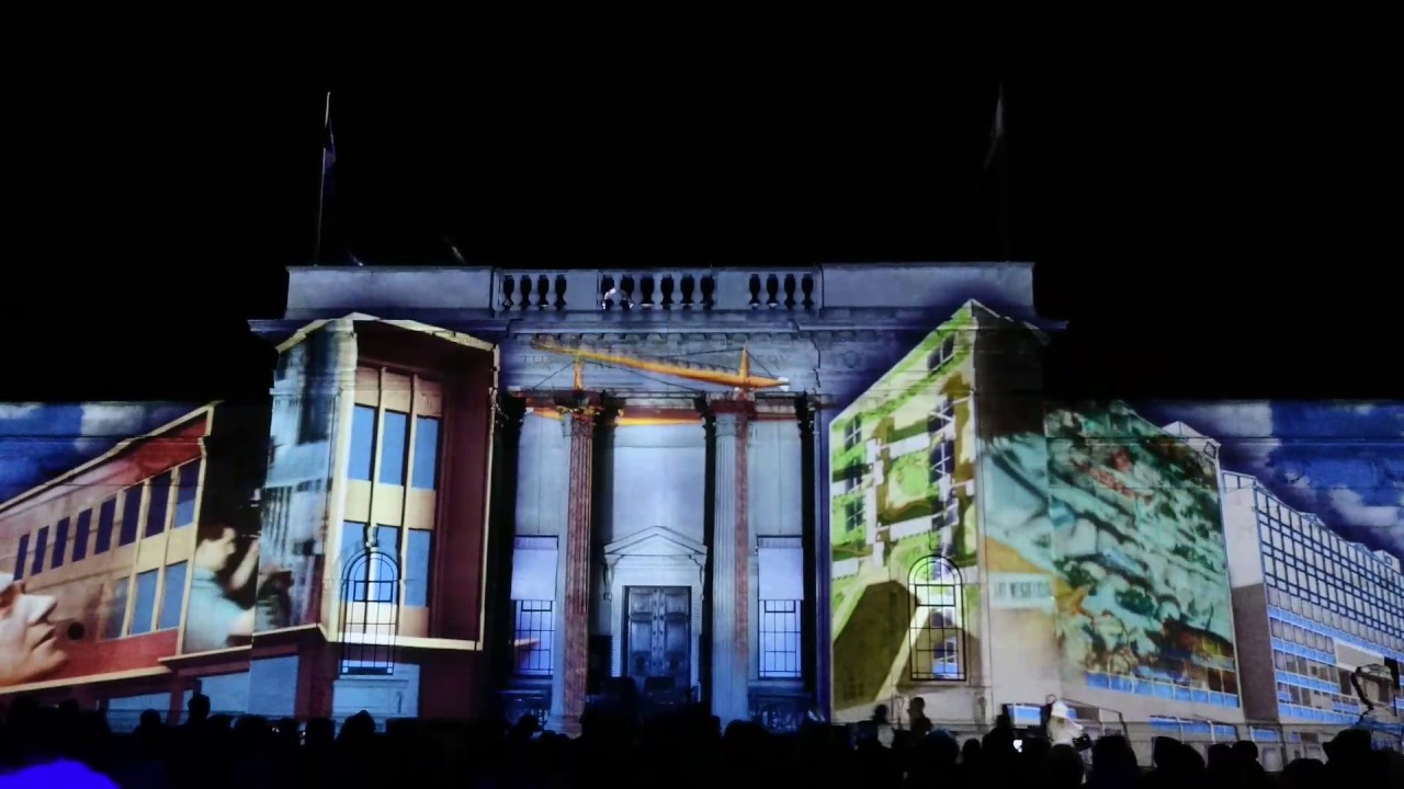 Hull City Of Culture Light Show Made In Hull 2017 Youtube