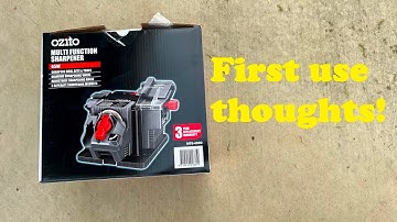 How Not to Use Ozito Multifunction Sharpener.