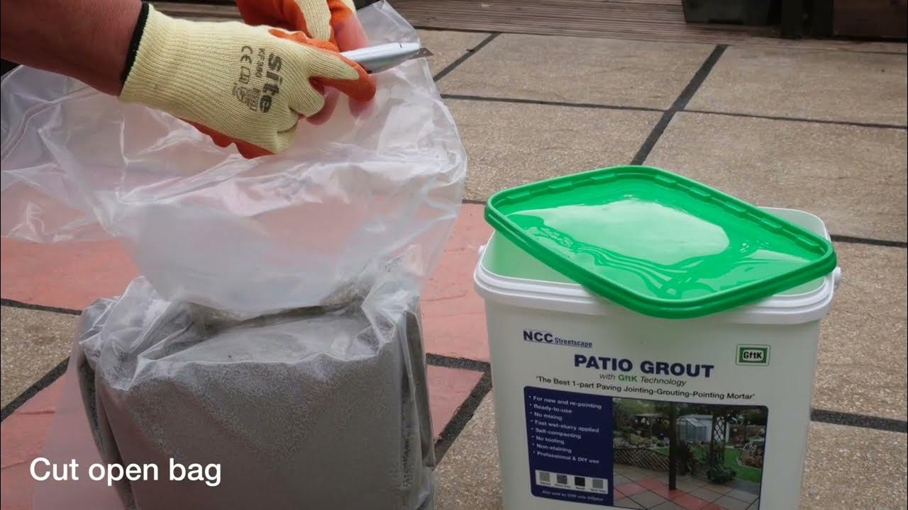GftK's Patio Grout Application Guidelines for Repointing Patio Paving