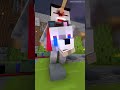 Never Fall on the Zombie Girl - minecraft animation #shorts