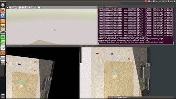 OpenCV stationary object tracking from UAV via optic flow (Gazebo + ROS)