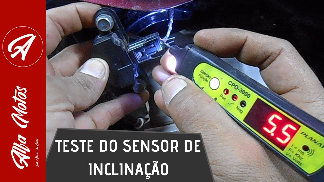 COMO FAZER O TESTE DO SENSOR DE INCLINAÇÃO