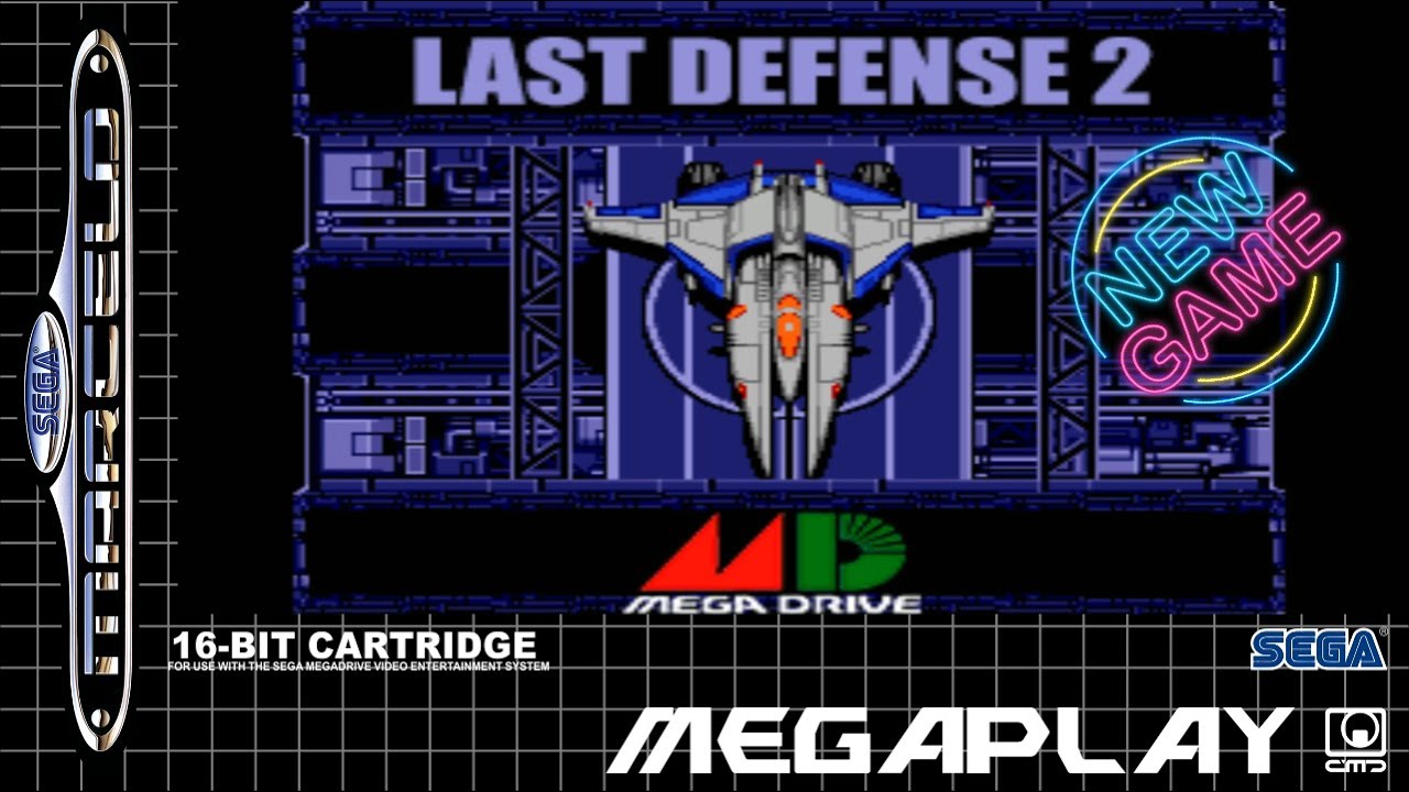 Last Defense 2. Novo shmup para Mega Drive! Megaplay!