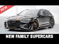 Top 9 All-New Supercars with Interior Room for Your Entire Family