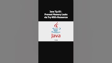 Java Tip - EP3 - Prevent Memory Leaks with Try-With-Resources