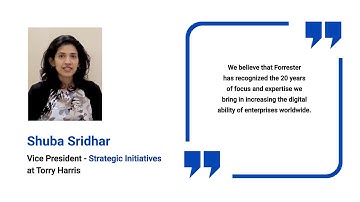 Video - Torry Harris named a “Leader” among Specialist API Strategy and Delivery Service Providers