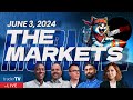 The Markets: Morning❗June 3 -Live Trading $GME RALLIES!! $AMC $NVDA $AMD $TSLA $NIO👀(Live Streaming)