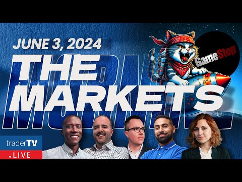 The Markets: Morning❗June 3 -Live Trading $GME RALLIES!! $AMC $NVDA $AMD $TSLA $NIO👀(Live Streaming)