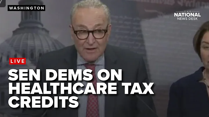 Senate Democrats hold a press conference after rejecting ACA extensions