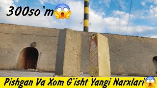 Pishgan Va Xom g'isht narxlari | 90-360-00-10 94-130-22-22 | G'isht Narxlari