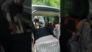 Dog Car Seat Cover with Hammock - Review and Installation#DogCarSeat #DogHammock