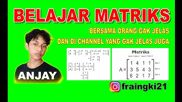 Menghitung Matriks di Excel Mudah
