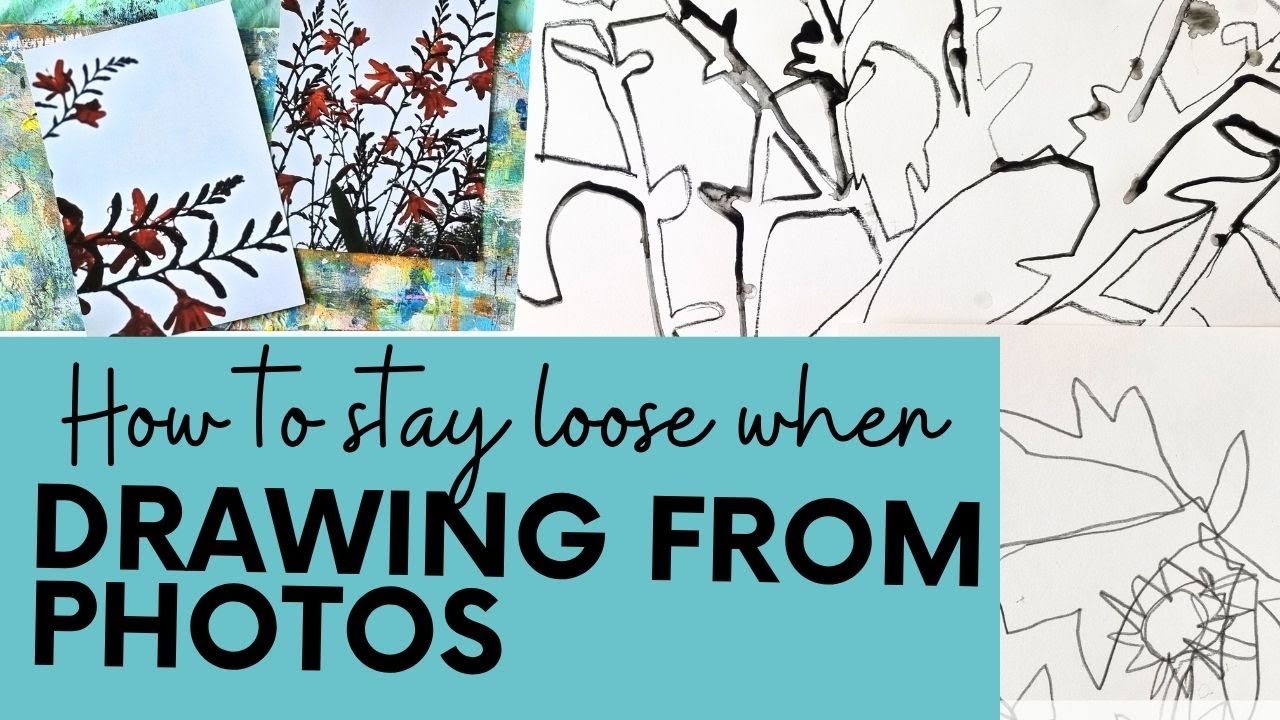 Расслабьтесь! Рисуйте по фотографиям, не затягиваясь.