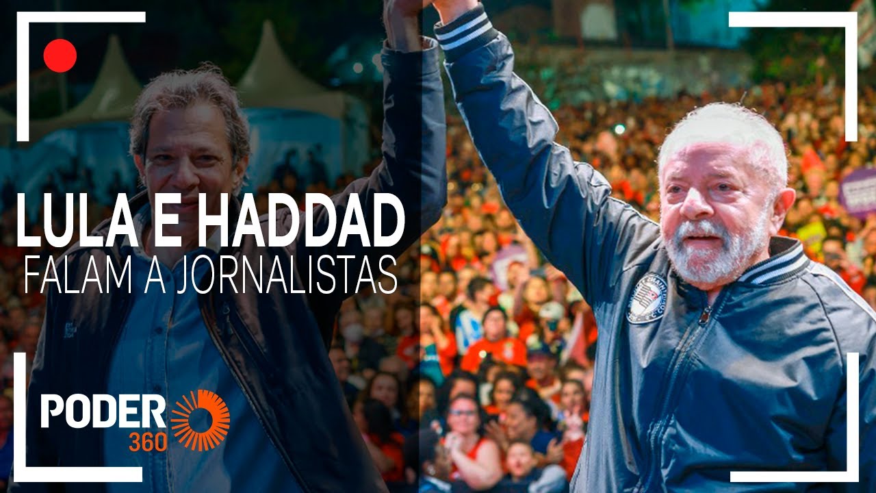 Ao vivo: Lula e Haddad falam a jornalistas