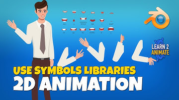 How to Create Symbols Libraries in Grease Pencil, Blender 2.93