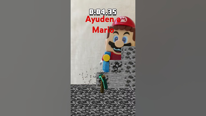 Mario necesita su ayuda