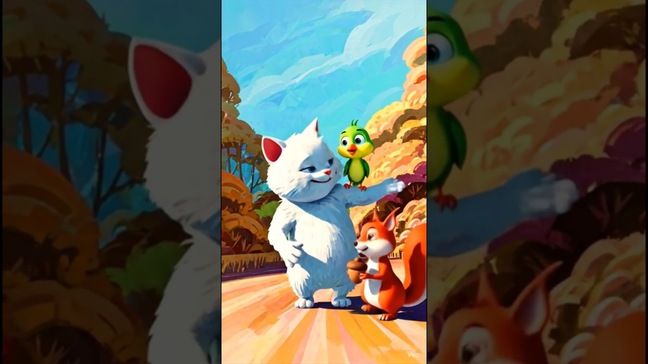 🐈 cat ai cartoon video short cat story