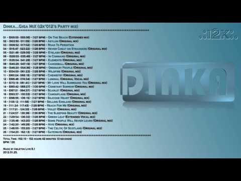 Dinka...Giga MiX (i2k&rsquo;012&rsquo;s Party mix) ~ (163 min.)