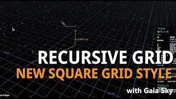 Gaia Sky - Regular square recursive grid preview