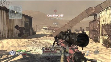 Call of Duty MW2 ThaiMyShooJew VS. DiR3CT Noob 1v1 QuickScopes