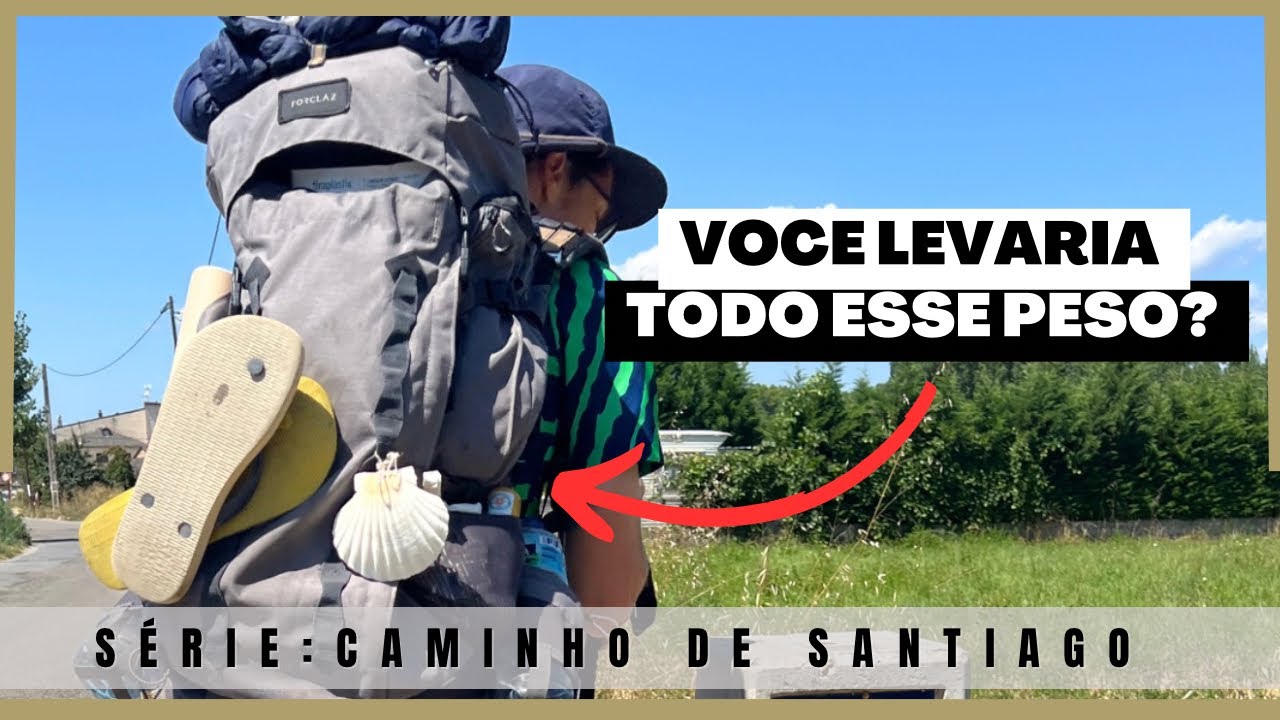 Desfazendo a mochila do Caminho de Santiago - O que foi útil