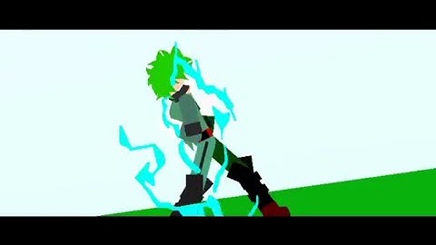 Deku Vs All Might (My Hero Acidamia) Sticknodes Battle