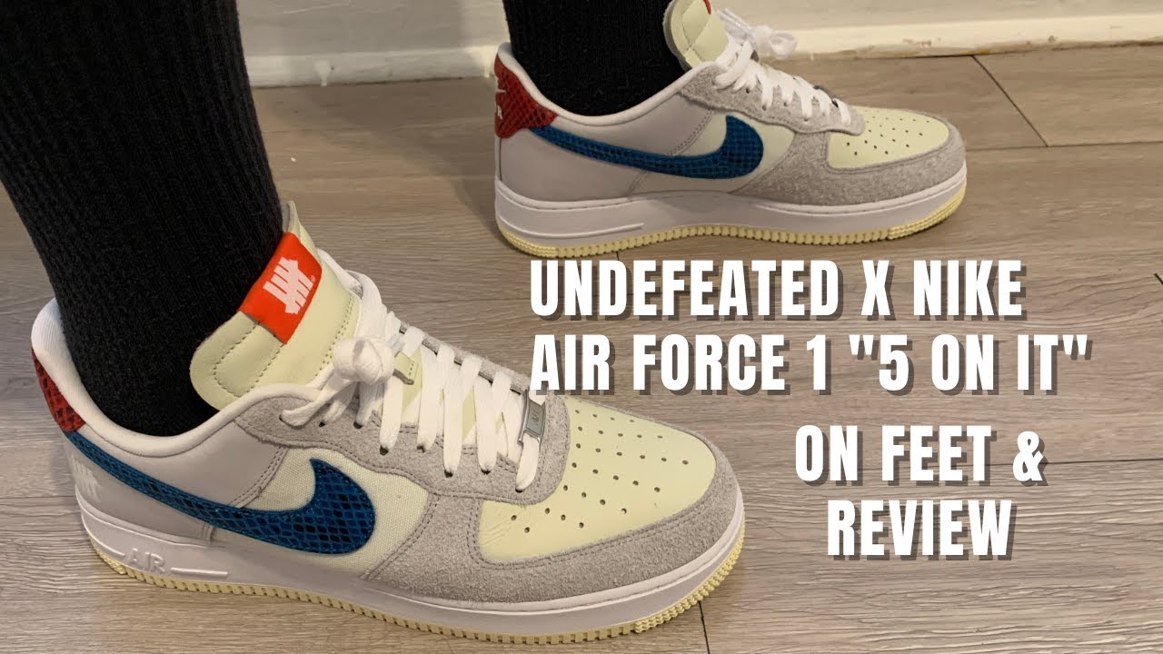 UNDEFEATED Dunk vs Air Force 1 '5 On It' ON FOOT & Review