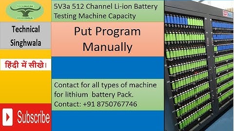 5V3A  or 6A512 Channel Li-ion Battery Testing Machine for Cylinder Cell & Pouch Cell Capacity