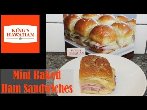 Kings Hawaiian Mini Baked Ham Sandwiches Recipe