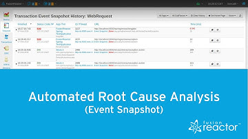 Automatic Root Cause Error Analysis -  Instant insight into Java & CF exceptions using FusionReactor