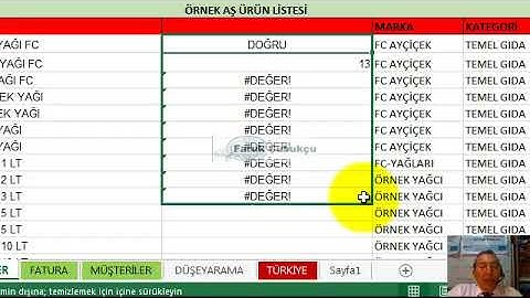 Excel Veri Doğrulama / DataValidation - Formül Kullanımı ile Boşluk Girişini Engelleme
