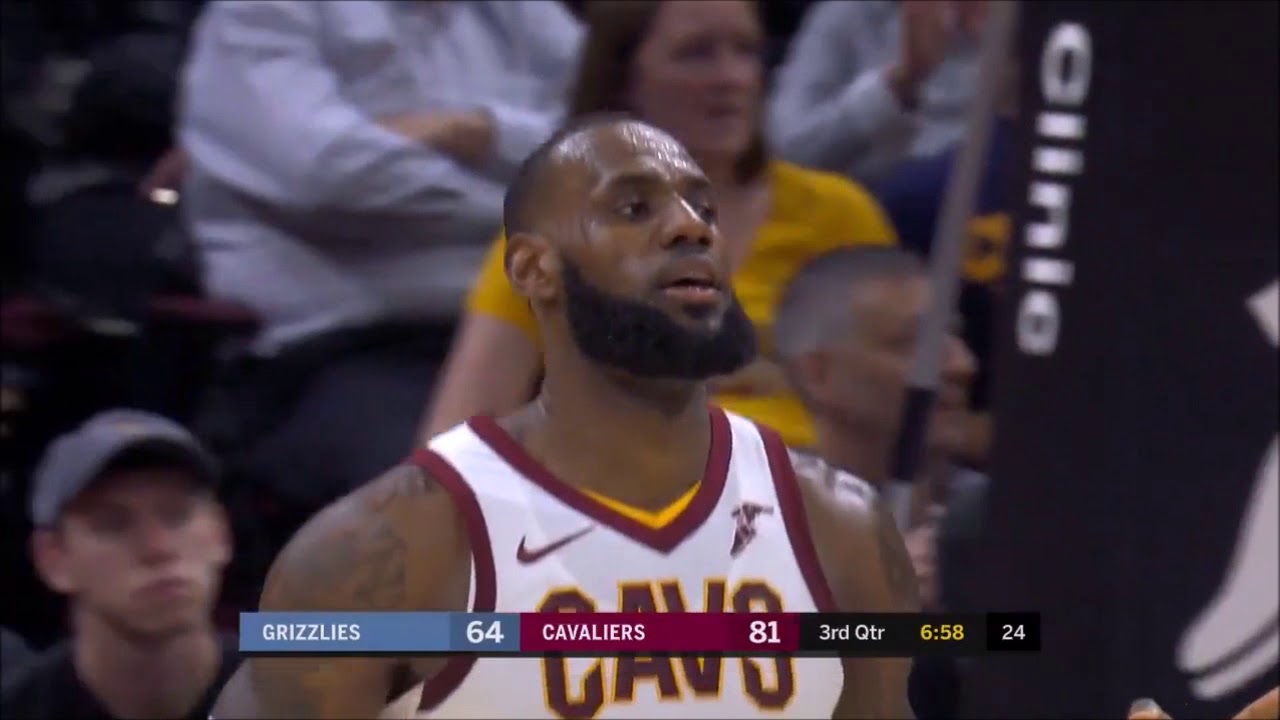 LeBron James Highlight Reel vs Grizzlies (Funny Dance)