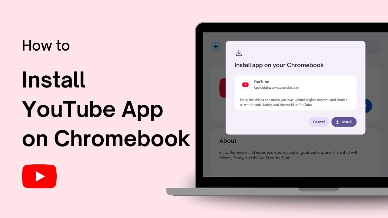 How to Install YouTube App on Chromebook - YouTube