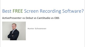 Best FREE Screen Recording Software? ActivePresenter vs Debut vs CamStudio vs OBS