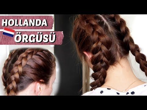 Hollanda Orgusu Nasil Yapilir Ters Orgu Dutch Braid Youtube